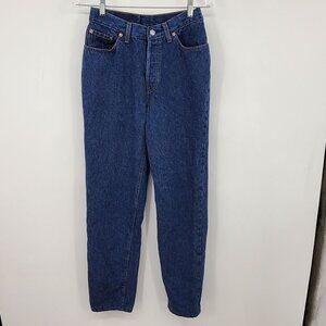 Vintage‎ Levi's Button Fly Made In USA Tapered Leg Women's Jeans 9 Short